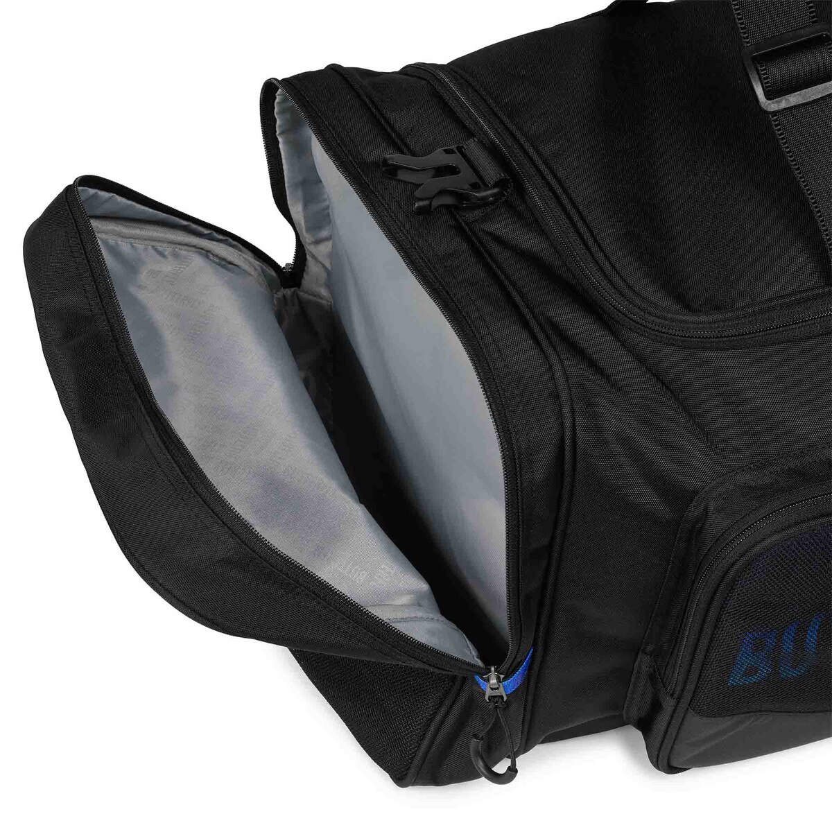 Butterfly Table Tennis Tokai Sports Bag - Blue - End Storage Compartment